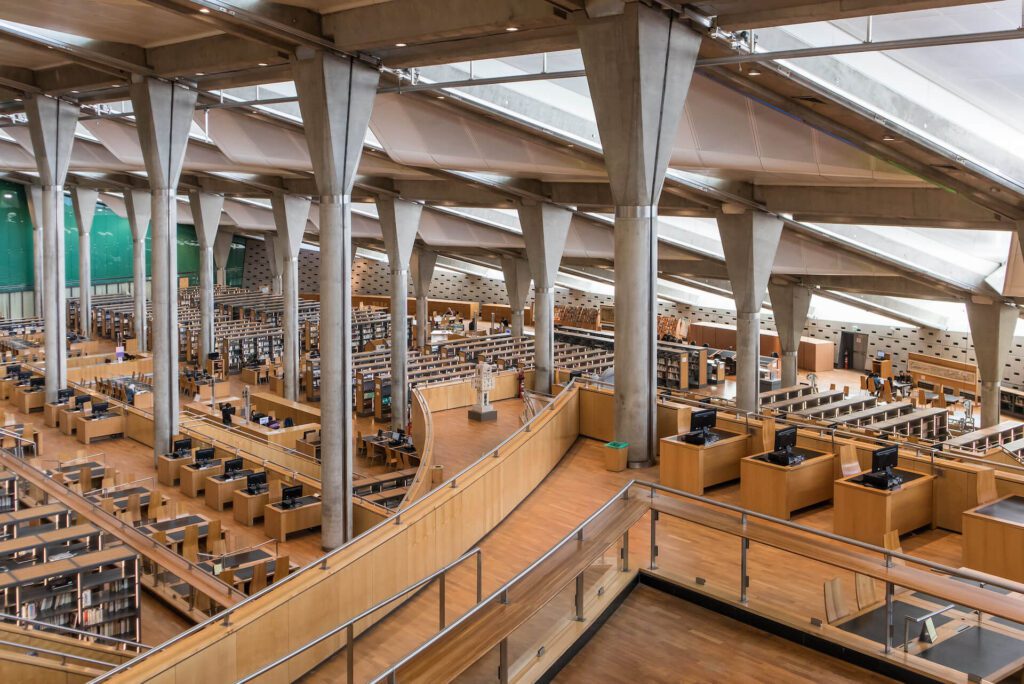 Inside Bibliotheca Alexandrina