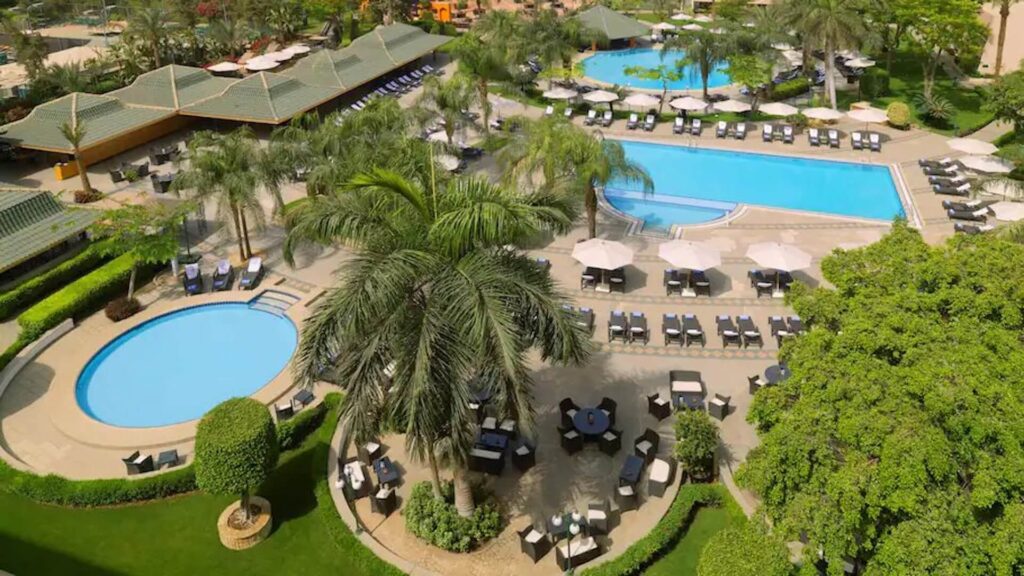 Hilton Cairo Heliopolis pool view