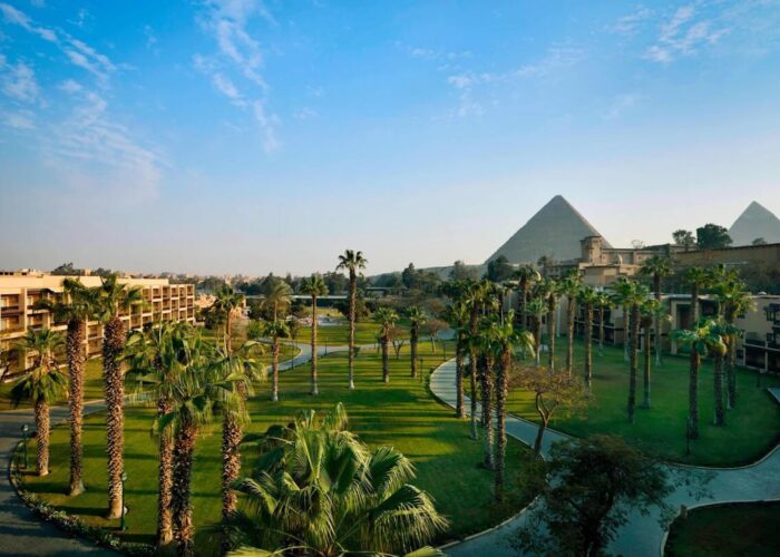 Marriott Mena House, Cairo Pyramid view